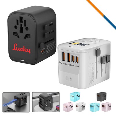 SwiftUni Fast Charging Universal Travel Adapter