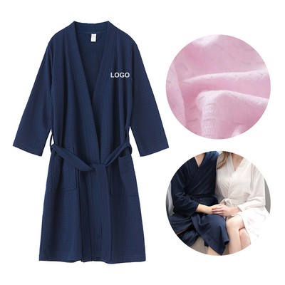 Absorbent Lightweight Waffle Robe
