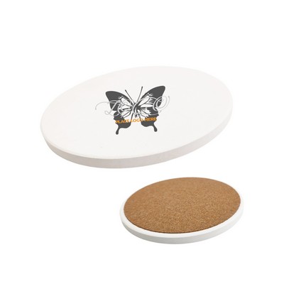 Full Color Absorbent Ceramic Coaster