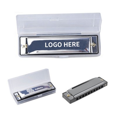 Custom 10-Hole Harmonica in Case