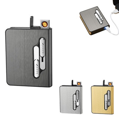 Cigarette Case with Lighter