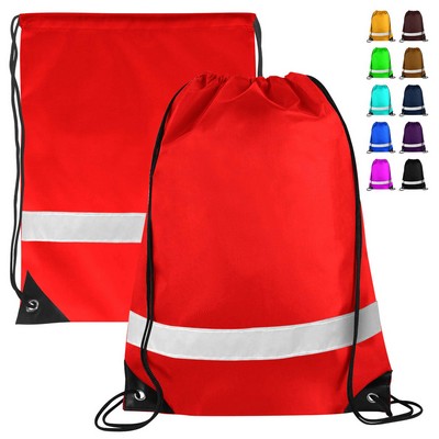 Reflective Drawstring Bag