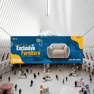 Dura-Poly Banners 3' x 8' (Double Sided)