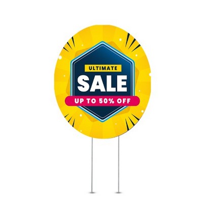 Economy Yard Signs - Die cut