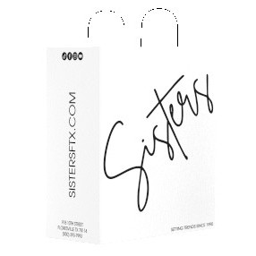 White Custom Printed Paper Shopping Bag (8 3/4"X4"X8 3/4")