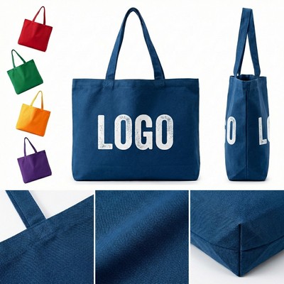 Heavy-Duty Eco Canvas Tote Bag for Daily Use and Groceries