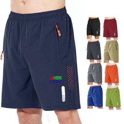 Mens Quick Dry Athletic Running Shorts