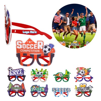 World Cup Soccer Fan Cheering Eyeglasses