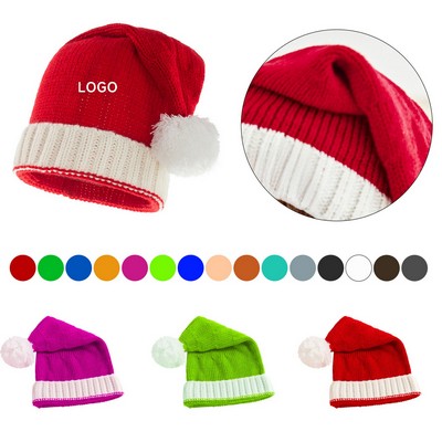 Cozy Knitted Christmas Hat