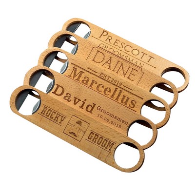 Wooden Beer Bottle Opener