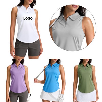 Sleeveless Golf Polo Shirt