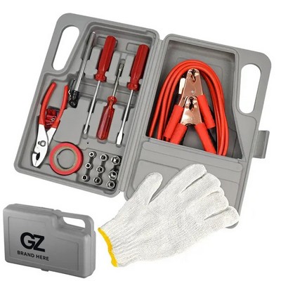 Auto Roadside Emergency Tool Kit