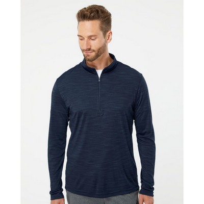 Adidas Men's Lightweight Mélange Quarter-Zip Pullover - A475
