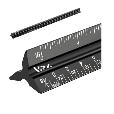 Aluminum Architectural Scale Triangle Drafting Ruler