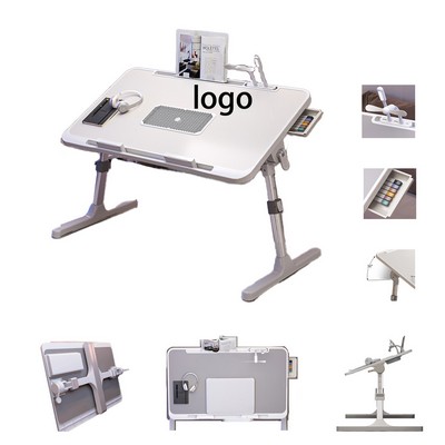 Foldable Bed Desk With Usb & Cooling Fan