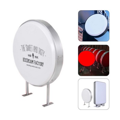 Round LED Sign