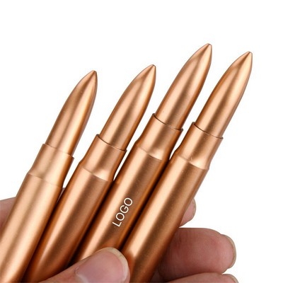 Tactical Bullet-Style Ballpoint Pen Realistic Vintage Mock-Ammunition Writing Tool
