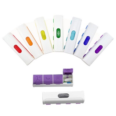 4 Compartment Daily Travel Pill Organizer