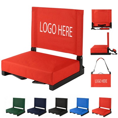 Portable Steel Frame Stadium Chair For Bleachers