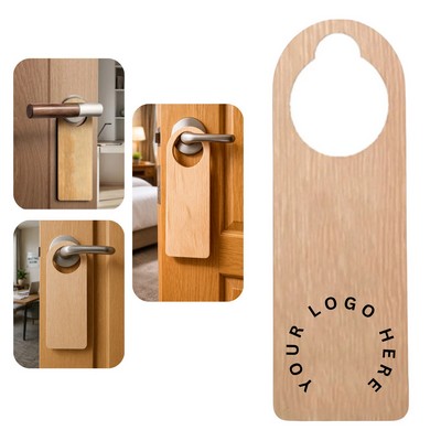 Wooden Door Hanger Tag