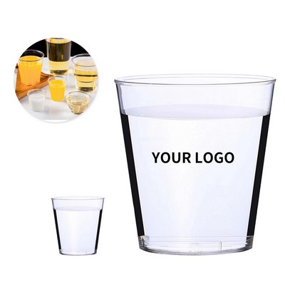 2oz Thickened Hard Plastic Shot Glass