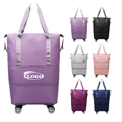 Expandable Travel Duffel Bag With Wheels
