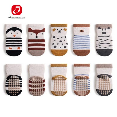 High Quality Custom Logo Anti slip Baby Socks Children