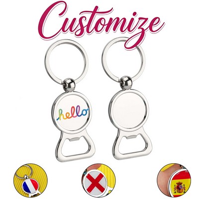 Metal Bottle Opener Keychains