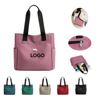 Lightweight Water Repellent Nylon Shoulder Bag