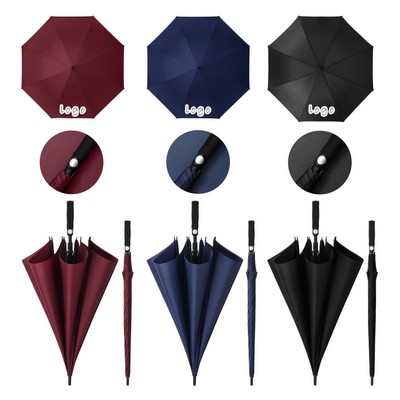  27-Inch Windproof Umbrella: Auto Close & Extended Grip