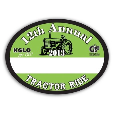 Full Color 50 Mil Name Badge (2.375x3.25") Oval - No personalization included