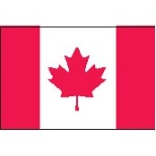 2'x3' Canada U.N. Nylon Outdoor Flag - Style A