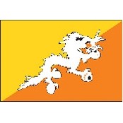 2'x3' Bhutan U.N. Nylon Outdoor Flag - Style B