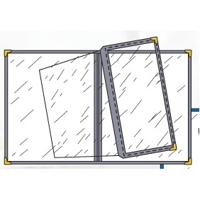 Sewn Edge Add A Page Pocket (8 1/2"x11" Insert)