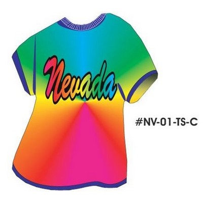 Nevada T-Shirt Acrylic Coaster w/Felt Back