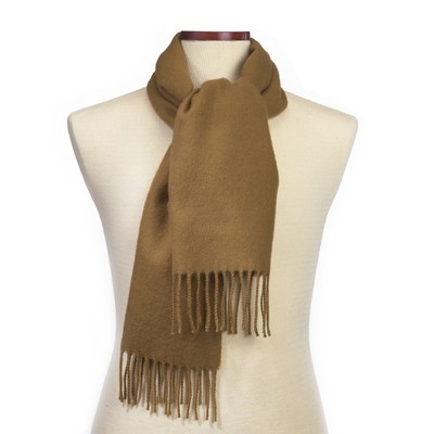 CLOSEOUT - Camel Tan Acrylic Scarf