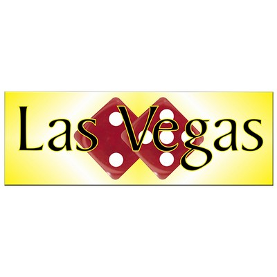 Las Vegas Dice Panoramic Photo Hand Mirror (1 5/8"x4 5/8")