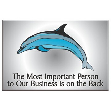 Dolphin Photo Hand Mirror (2"x3")