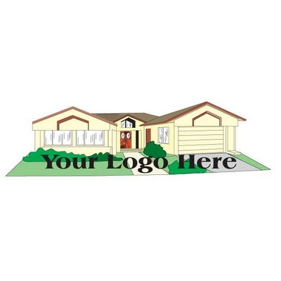 House Executive Magnet w/ Full Magnetic Back (4 Square Inch)