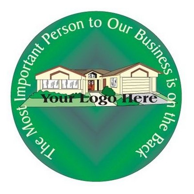 House Photo Hand Mirror (2½" Diameter)