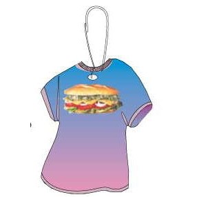Sub Sandwich T-Shirt Zipper Pull