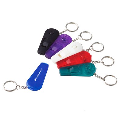 Whistle Keychain w/LED