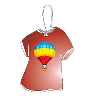 Hot Air Balloon T-Shirt Zipper Pull