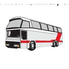 Commercial Bus Mighty Mini Magnet