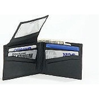 Men's Lamb Skin Wallet w/Removable Flip-Up Card Case