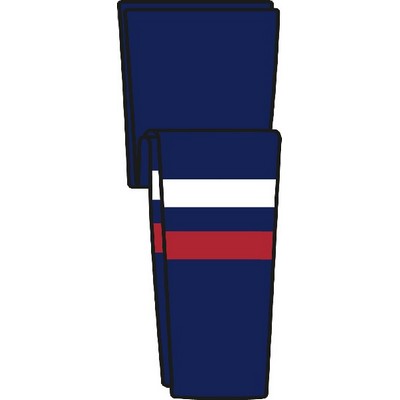 Team USA Pro Series Blue Away Socks w/White & Red Stripes