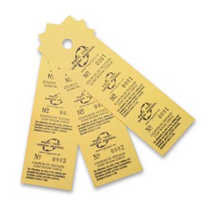 Coat Check Ticket