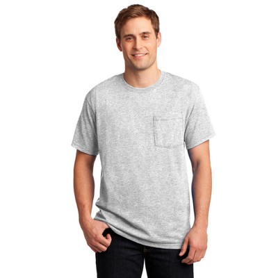 Jerzees® - Dri-Power® 50/50 Cotton/Poly Pocket T-Shirt.