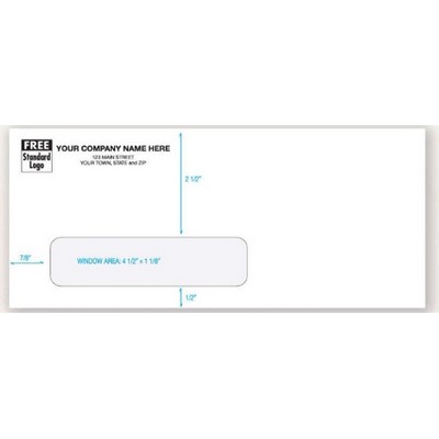 #10 Single-Window Envelopes - Standard, Self-Seal (Imprinted)