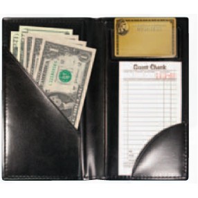 Check Presenter w/ Credit Card Pocket and Gold "Thank You"-- in Stock